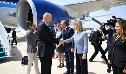 Azerbaycan Cumhurbaşkanı Aliyev Antalya'da