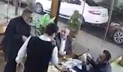 CHP'li Meclis Üyesi restoranda bir araba dayak yedi: İşte o görüntüler