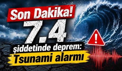Son Dakika! Japonya'da 7.4 şiddetinde deprem: Tsunami alarmı
