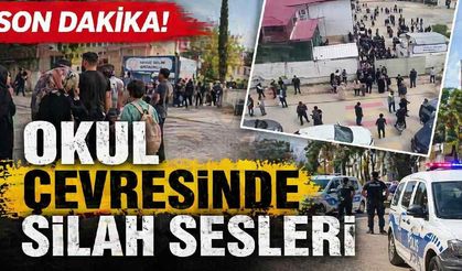 Okul çevresinde silah sesleri paniğe neden oldu
