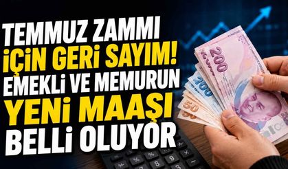 Temmuz zammı için geri sayım! Emekli ve memurun yeni maaşı belli oluyor