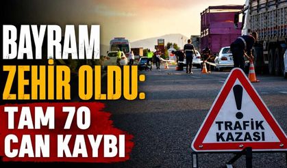 Bayram zehir oldu: Tam 70 can kaybı