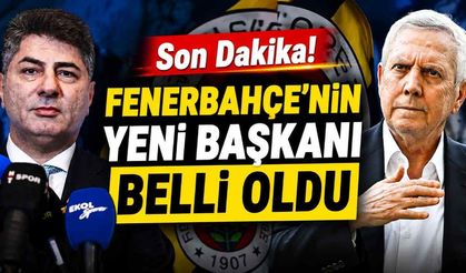 Son Dakika! Fenerbahçe'nin yeni başkanı belli oldu