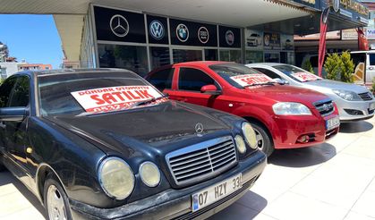 Kredi daralması Alanya'da ikinci el araç piyasasını vurdu