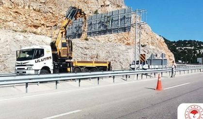 Alanya'dan Konya'ya gidecek sürücülere uyarı: Yolda bakım çalışması var