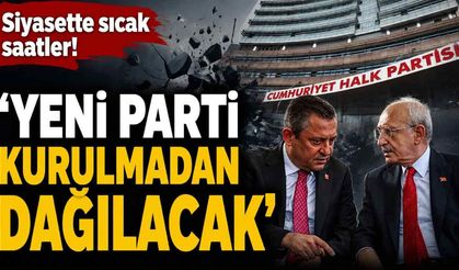 'Yeni parti kurulmadan dağılacak' Gürsel Tekin'den flaş açıklamalar