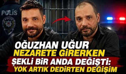Oğuzhan Uğur nezarete girerken şekli bir anda değişti: Yok artık dedirten değişim