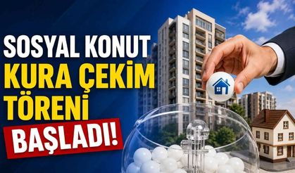 Sosyal konutlarda kura heyecanı: Bakan Kurum teslim tarihini açıkladı