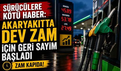 Sürücülere kötü haber: Akaryakıtta dev zam için geri sayım başladı