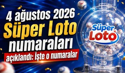 4 ağustos 2026 Süper Loto kazanan numaralar açıklandı: İşte o numaralar