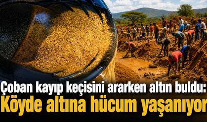 Çoban kayıp keçisini ararken altın buldu: Köyde altına hücum yaşanıyor