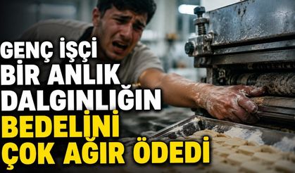 Bolu’da İşçinin Eli Hamur Kesme Makinesinde Koptu