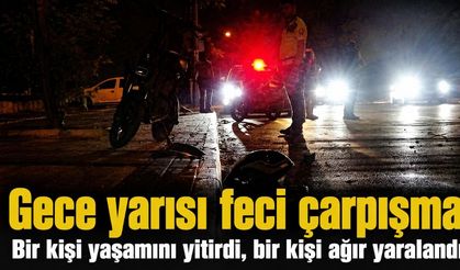 Konyaaltı'nda motosiklet yayaya çarptı: Sürücü hayatını kaybetti