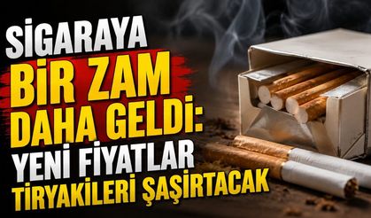 Sigara fiyatlarına bir zam daha geldi