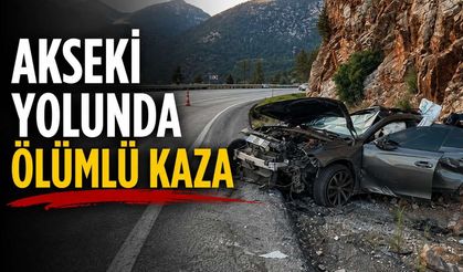Akseki-Seydişehir yolunda otomobil takla attı: 1 ölü, 2 yaralı