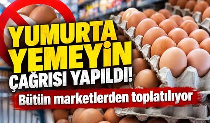 Yumurta yemeyin çağrısı yapıldı! Bütün marketlerden toplatılıyor