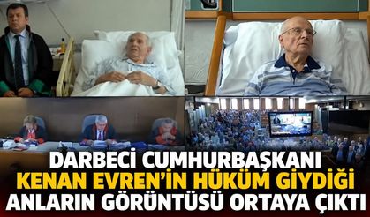 Darbeci Cumhurbaşkanı Kenan Evren'in hüküm giydiği anların görüntüsü ortaya çıktı