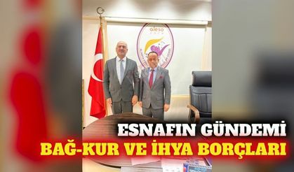 Alanya esnafının gündemi BAĞ-KUR primleri ve ihya borçları