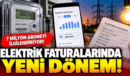 Elektrik faturalarında yeni dönem! 7 milyon aboneyi ilgilendiren değişiklik