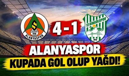 Alanyaspor kupada gol olup yağdı! 4 golle turu geçti