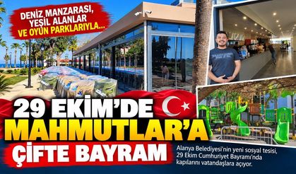 29 Ekim’de Mahmutlar’a çifte bayram