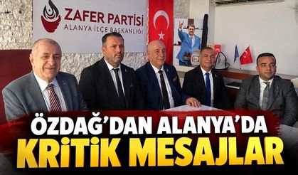 Ümit Özdağ’dan Alanya’da erken seçim ve dış politika mesajı