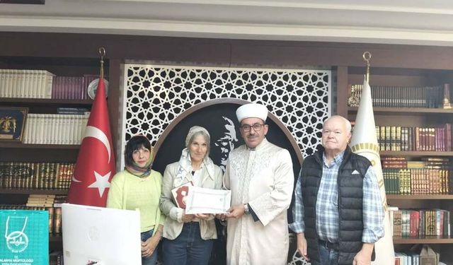 Alanya’da Alman çift Müslüman oldu