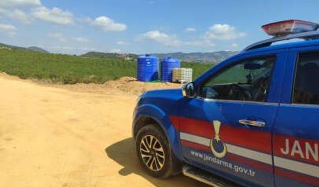 Manavgat'ta sahili çalıyorlar: Jandarma gece gündüz nöbette