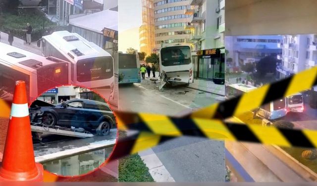 Antalya'da otobüslerin de ckarıştığı zincirleme kaza: Ortalık savaş alanı