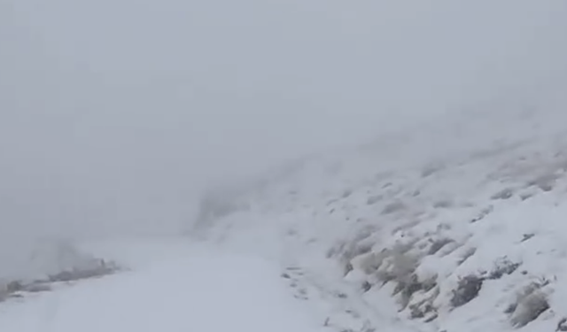 Son dakika! Antalya'ya lapa lapa kar yağıyor