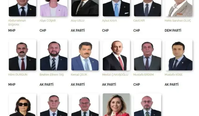 Antalya milletvekillerinin 2025 karnesi açıklandı