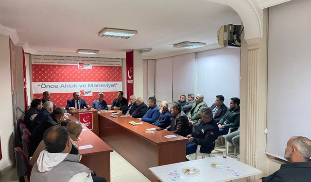 Alanya Saadet Partisi’nde hareketli gün