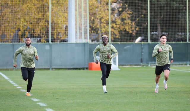 Alanyaspor, Fenerbahçe maçının hazırlıklarına başladı