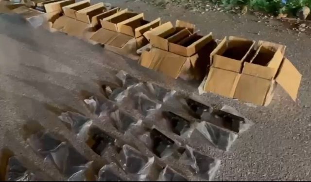 Antalya'da 393 ruhsatsız tabanca ele geçirildi