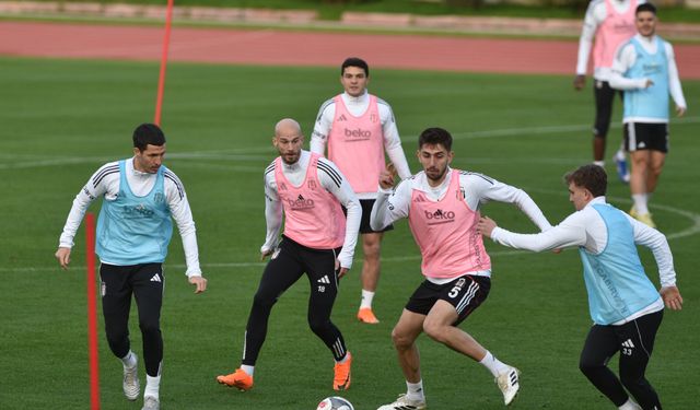 Beşiktaş, Antalya kampında ikinci devre hazırlıklarını sürdürüyor