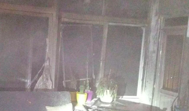 Alanya'da soba faciası evi yuttu