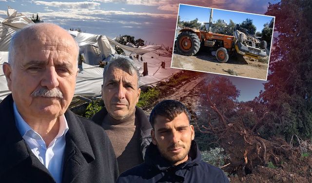 Antalya Manavgat'ta fırtına yıktı geçti