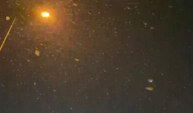 İstanbul'da beklenen kar yağışı başladı