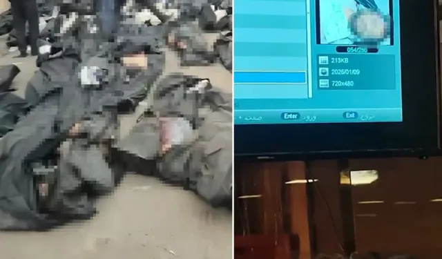 İran'da dehşet görüntülendi! Kamyonlarla ölü bedenler taşınıyor