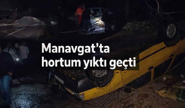 Son Dakika! Manavgat'ta hortum yıktı geçti