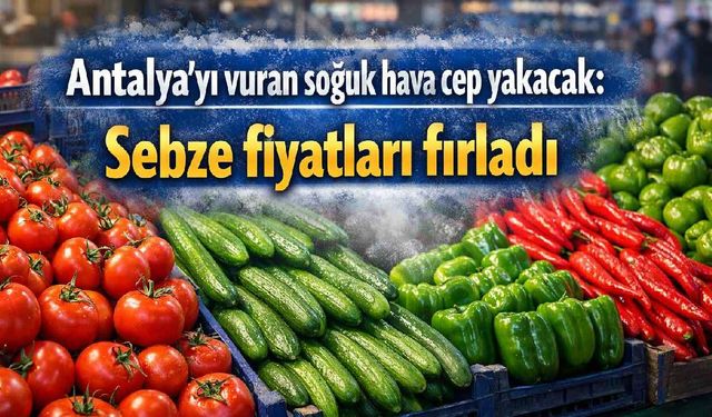 Antalya'yı vuran soğuk hava cep yakacak