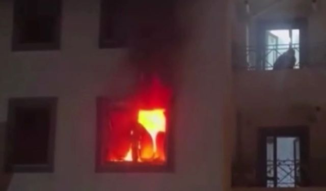 Annesiyle tartışıp evi ateşe verdi