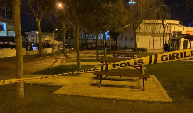 Parkta önce eşini vurdu sonra kendisini yaraladı