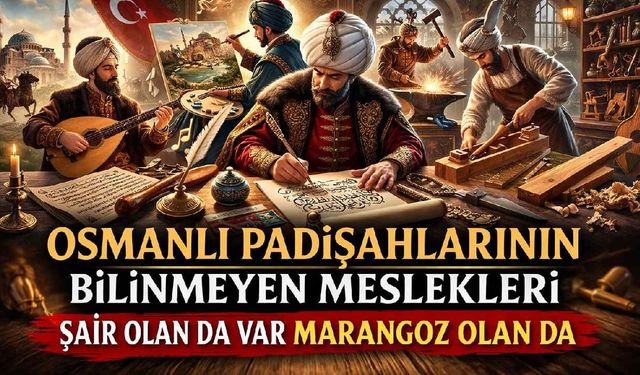Osmanlı padişahlarının bilinmeyen meslekleri: Şair olan da var marangoz olan da