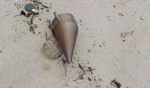 Çatalca’da kıyıya vuran füze başlığı paniği