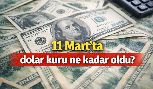 11 Mart'ta dolar kuru ne kadar oldu?