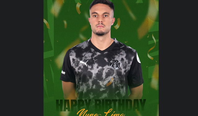 Alanyaspor, Nuno Lima’nın doğum gününü kutladı