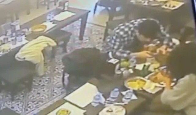 Yemeği yerken hayatının şokunu yaşadı; hastanelik oldu