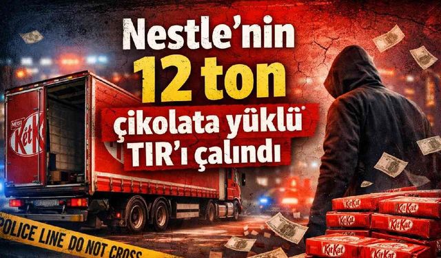 Nestle'nin 12 ton çikolata yüklü TIR'ı çalındı