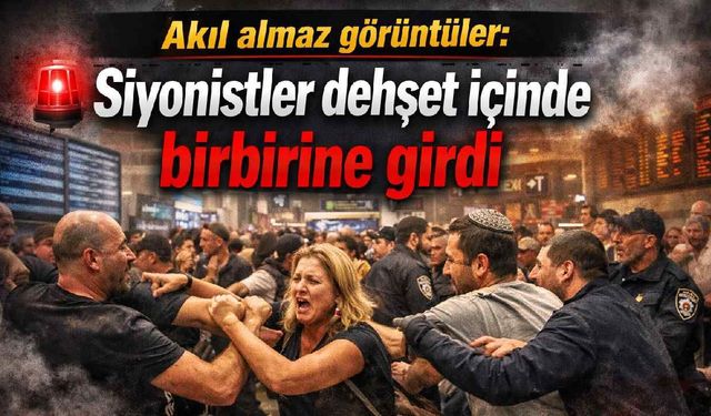 Tel Aviv’de havalimanında panik: Uçağa binemeyen yolcular birbirine girdi